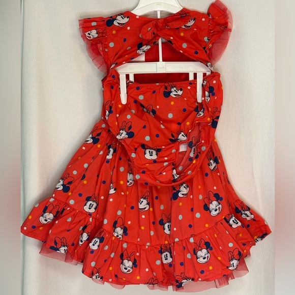 Minnie Mouse Baby Dress and Bloomers Set size 12-18months - Picture 3 of 6